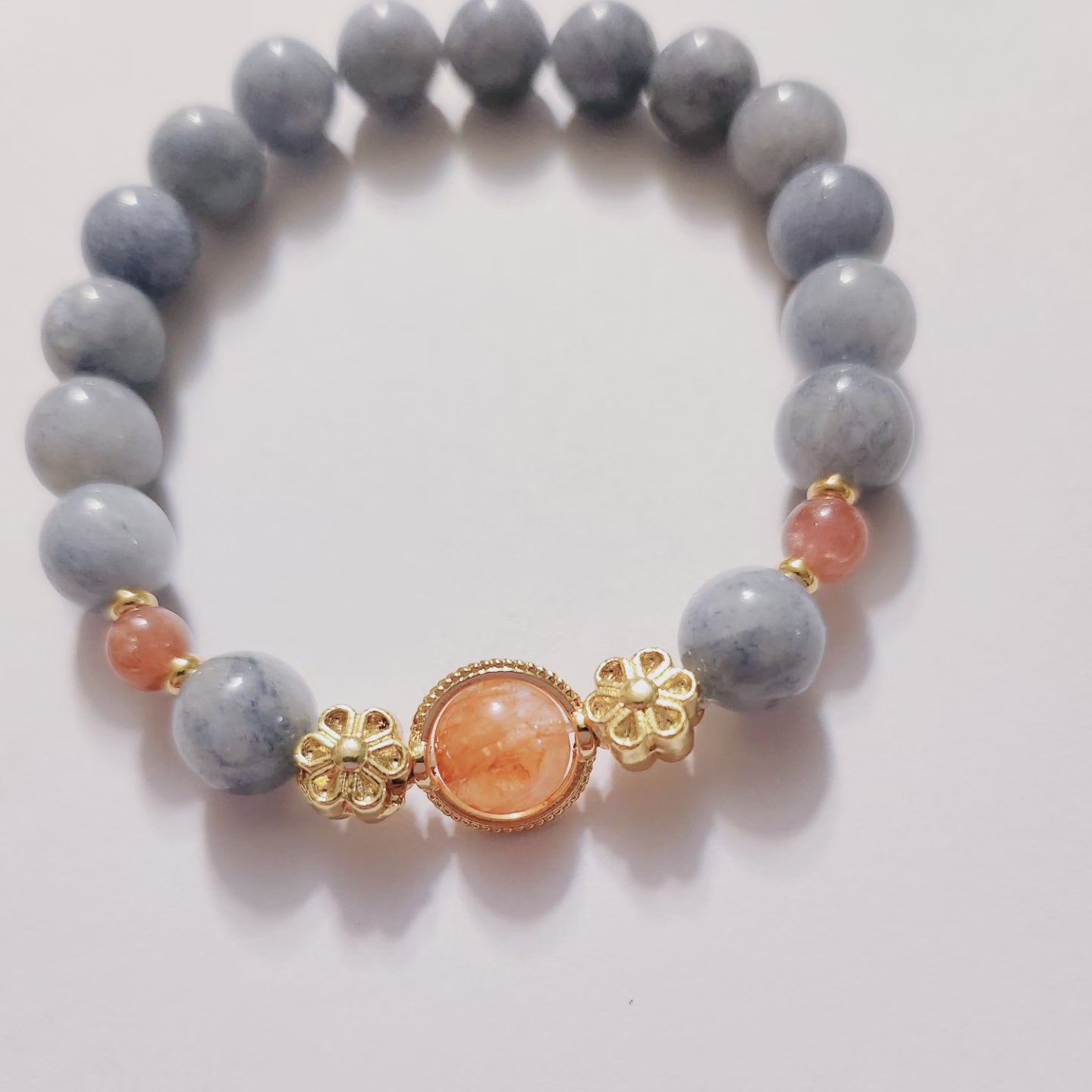 Handmade Crystal Bracelet- Blue Lagoon Harmony