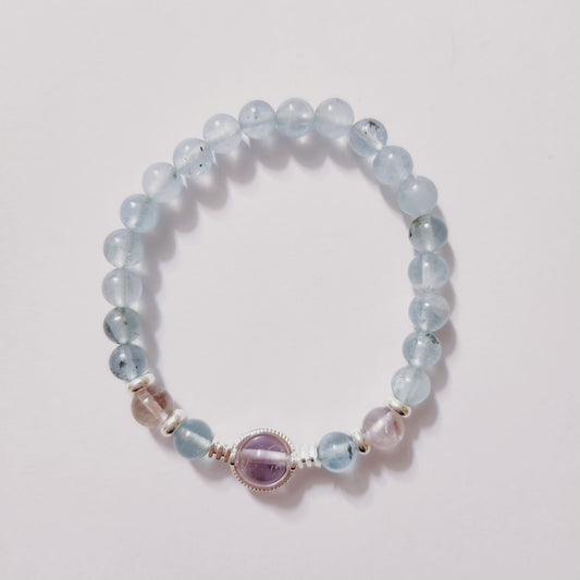 Handmade Crystal Bracelet- Sea Salt Ice Cream