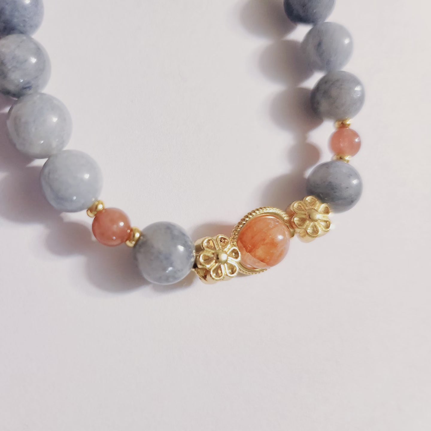 Handmade Crystal Bracelet- Blue Lagoon Harmony