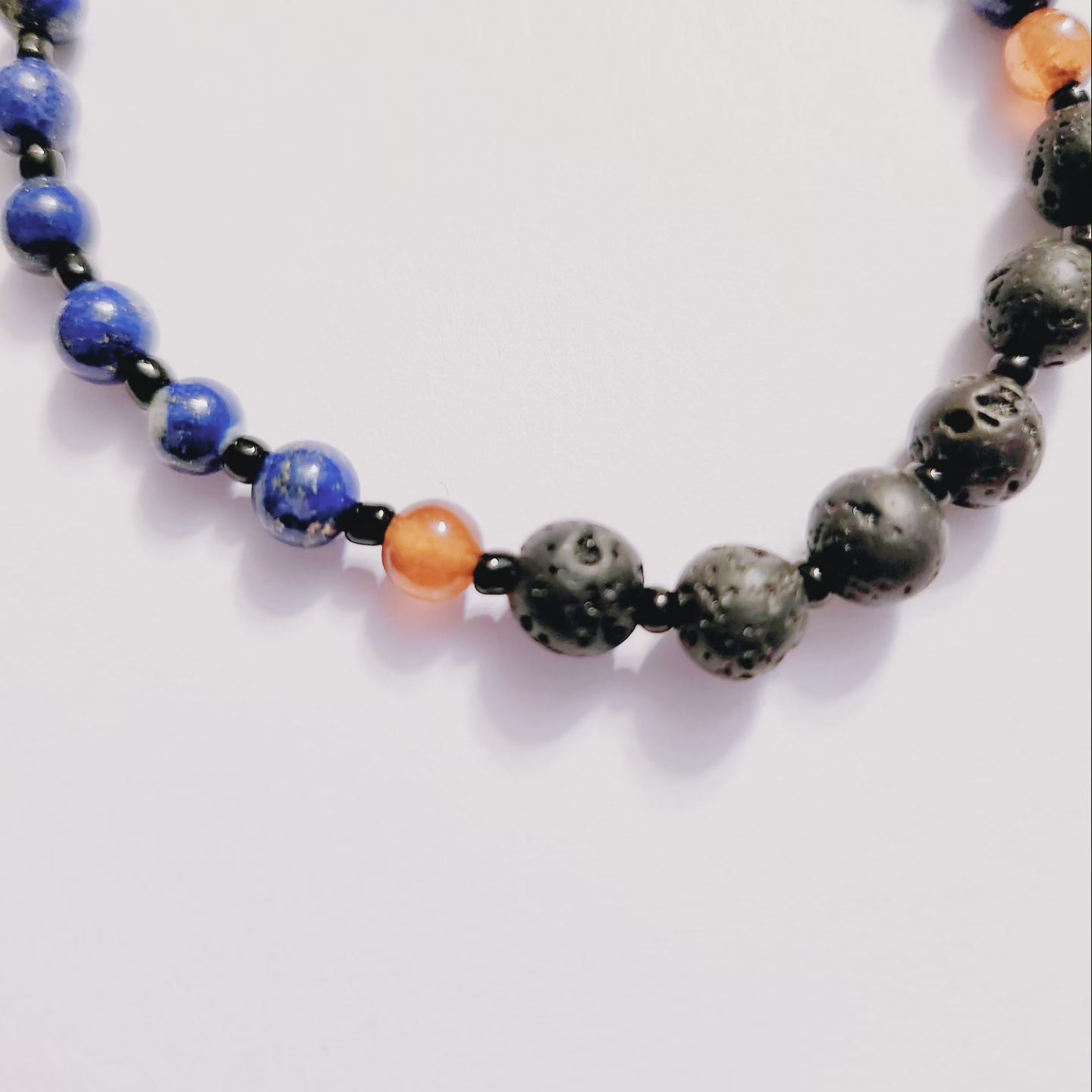Handmade Crystal Bracelet Midnight Blue Elegance