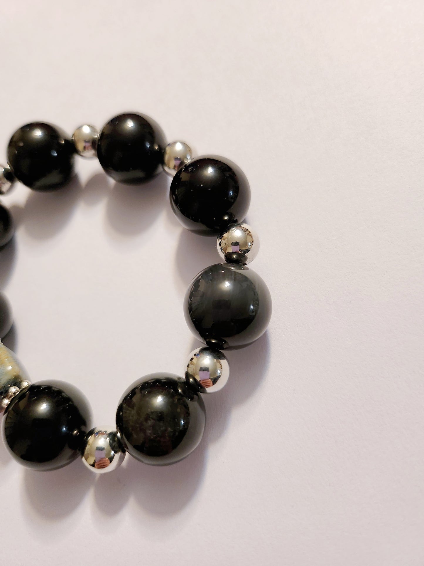Handmade Crystal Bracelet Nightfall Guardian