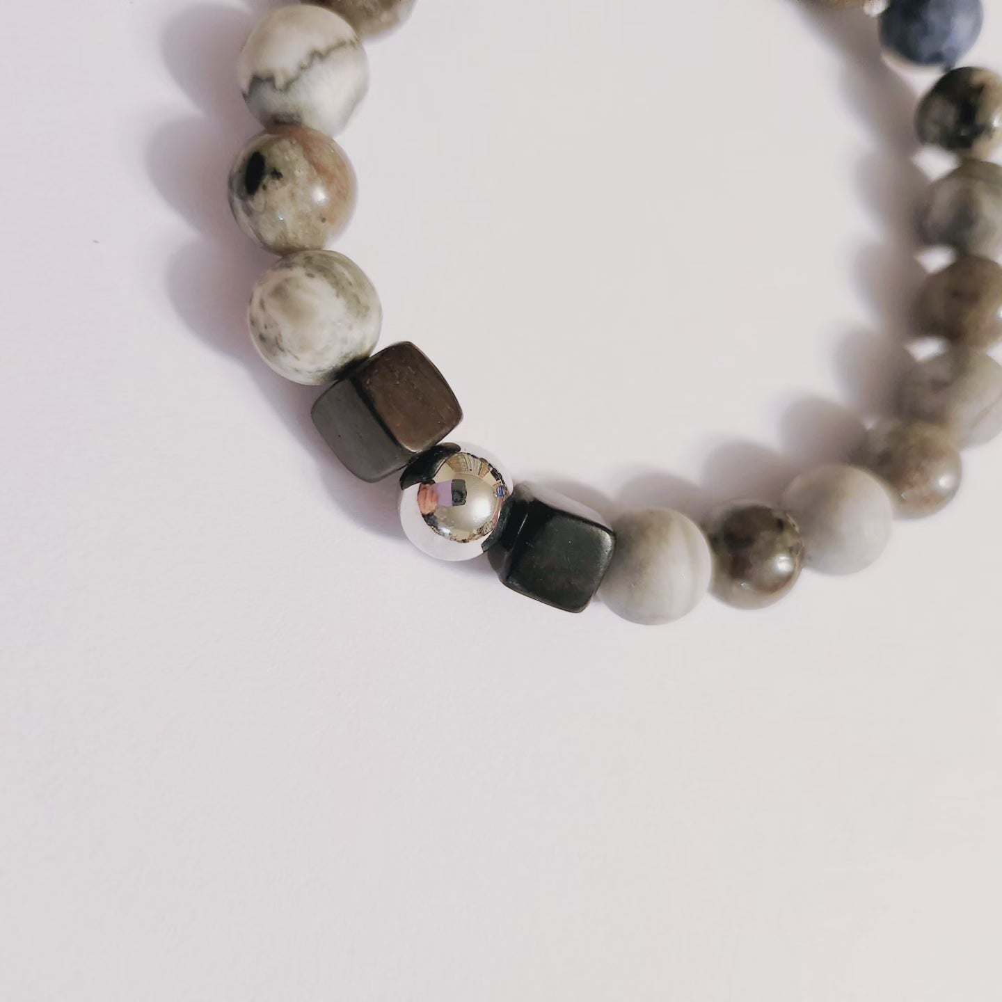 Handmade Natural Stone Bracelet Earthy Magic