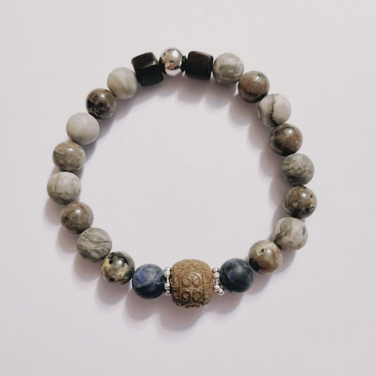 Handmade Natural Stone Bracelet Earthy Magic