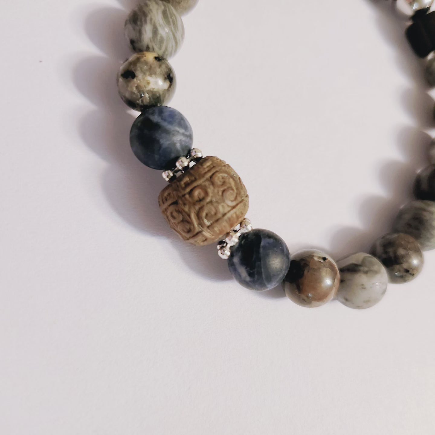 Handmade Natural Stone Bracelet Earthy Magic